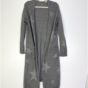 KNITTED & KNOTTED ANTHROPOLOGIE Women’s Duster Cardigan | Size M | Wool Blend
